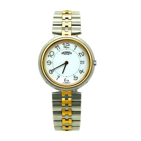 hermes white watch|hermes unisex watch.